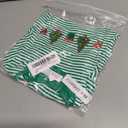 ZAXARRA Baby Christmas Sweatshirt Romper Striped Waffle Knit Jumpsuit Christmas Tree Embroidery Cute Boy Girl Holiday Outfit (Green)