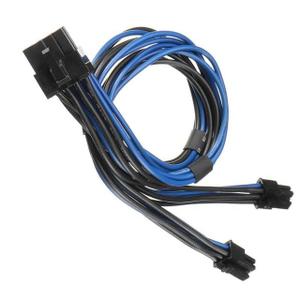 Dual Mini 6 Pin to 8 Pin PCI Express Video Card Power Adapter Cable for Mac Pro Tower/Power Mac G5 15-inch(38cm)