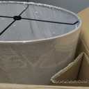 Signature Design by Ashley Linus Modern 25" Ceramic Table Lamp, Natural Stone Finish