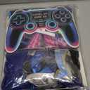 Video Game Boy Birthday Party Decorations with Happy Birthday Backdrop Banner, Gaming Tablecloth, Blue Balloon Arch Kit, Cake Toppers