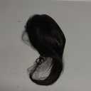 S-noilite Hair Toppers for Women no Bangs Human Hair 3603D Cover Clip in Short Topper Hairpieces for Women Natural Black