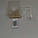 Northern Lights Ocean Wave Projector Light, Galaxy Light Projector, 16 Colors Gradual Rotating Flame Water Ripple Ambient Night Light Non-Wood for Bedroom, Room Decor, Kids Room (RC)