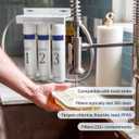 Clearly Filtered 3-Stage Under the Sink Filtration System/Easy Install/Targets 232+ Contaminants Including Heavy Metals, Fluoride, Lead, PFOA