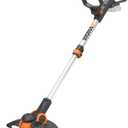 Worx Cordless String Trimmer & Lawn Edger, 12'' Electric Weed Wacker with Command Feed, 20V Weed Eater with 4.63 LBS, Batteries & Charger Not Included, WG163.9