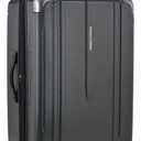 Traveler's Choice New London II Hardside Expandable Spinner Luggage, Gray, Checked-Large 29-Inch