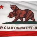 3x5 Ft New California Republic Polyester Flag with Brass Grommets