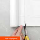 Kitchen Transparent Peel and Stick Contact Paper Easy Clean Waterproof Oil-Proof Kitchen Backsplash Tiles Cabinets Furniture Protection Clear Contact Paper(15.7X394 Inches)
