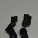 Puppy Dogs Candy Colors Anti-Slip Waterproof Rubber Rain Shoes Boots Paws Cover (Black, Medium) (M: 1.6''x 2''(W*L)