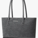 Montana West Woven Tote Bags for Women Purses and Handbags with Back Zipper Pocket