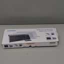 Wireless Keyboard and Mouse Ultra Slim Combo, TopMate 2.4G Silent Compact USB 2400DPI Mouse and Scissor Switch Keyboard Set with Cover, Batteries Included, for PC/Laptop/Windows/Mac - Gray Black