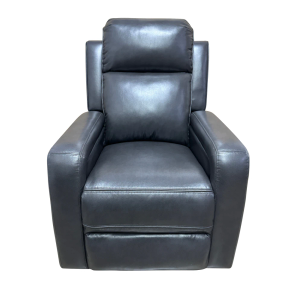Sitswell Kasen Glider Recliner - Charcoal Faux Leather