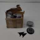 Flacchi Solar Ground Lights - Solar Powered Lights Outdoor Solar Disk Light Waterproof Landscape Light for Patio Yard Pathway Walkway Driveway (Cool White, 12 Pack)