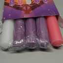 Advent Pillar Candles Set of 5-7" x 2" Unscented Christmas Decorations Round Candle, Seasonal Candle with Words Love, Joy, Christ, Peace, Hope for Advent Wreath - 3 Purple, 1 Pink, 1 White