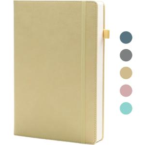 2025-2026 Daily Planner, Undated, Monthly & Weekly Planner, Large 9.6""  6.4""  1.26"" B5, Gratitude & Reflection Journal, Priority To-do List, One Page Per Day (Yellow)