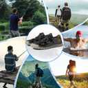 MAIZUN Leather Sandals for Men Summer Closed Toe Sandal Outdoor Fisherman Shoes Hiking Walking Shoes for Beach Walking Hiking Sport Sandal (7.5, Black)