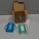 2 Pack Pouch Holder No Squeeze for Food Pouches & Drink Boxes, Adjustable Baby Pouch Holder with Larger Capacity Allows Toddlers Self-Feed Avoid Mess