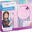 Make It Real: DIY Dreamcatcher - Purple Pink Blue Butterfly, 175 Piece All-in-One DIY Kit, Tweens & Girls, Bedroom Dcor, Arts & Crafts, Make A Beautiful Hanging Bead Dreamcatcher, Kids Ages 8+
