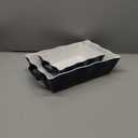 Sweejar Casserole Dishes for Oven, Ceramic Bakeware Set of 2, Rectangular Baking dish with Handles, Wave Edge Lasagna Pan Deep for Cooking, Cake, Dinner, Banquet and Daily Use (Navy)