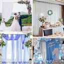 Wokceer 10x10 FT Backdrop Stand Heavy Duty Pipe and Drape Kit, Adjustable Gold Backdrop Stand for Wedding Birthday Party Photography Photo Booth Background Christmas Decoration