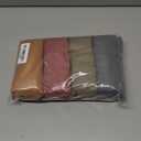 Momcozy Muslin Swaddle Blankets, 4-Pack Breathable and Skin-Friendly Receiving Blankets, Swaddle Blanket Shower Gifts & Baby Registry Essentials, Large 47"x47", Warm Amber