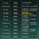 SX140P15 14 inch 15Lbs Gas Strut, 67N Gas Shocks Lift Support for Leer Camper Shell Pickup Truck Cap Canopy Topper Rear Window Tool Box Lid, Set of 2