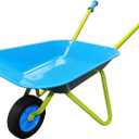 G & F Products Kids Metal Wheelbarrow Child-Sized, Durable Metal Construction with Sturdy Wheel, Easy Assembly, Ideal for Outdoor Play, Gardening Fun, Backyard Activities & Toddler-Friendly Design