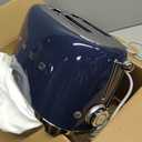 SMEG 2 Slice Toaster with 6 Presets and Defrost Function and Removable Crumb Tray (Navy)