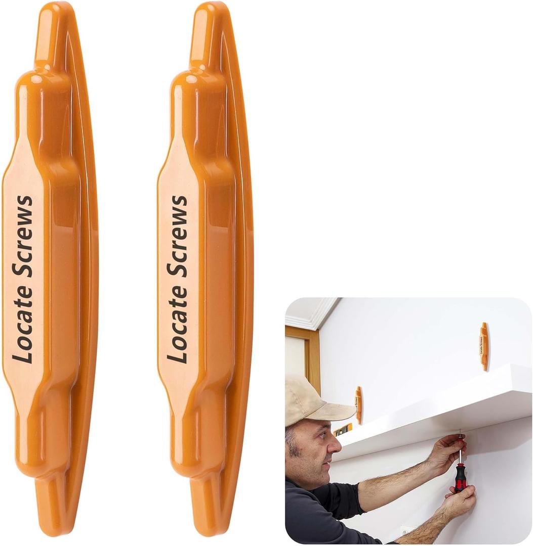 moonoom 2 Pcs Stud Finder Magnet, Powerful Magnetic Stud Detector, Compact Wall Metal Finder Tool for Drywall Construction Marking and Mounting