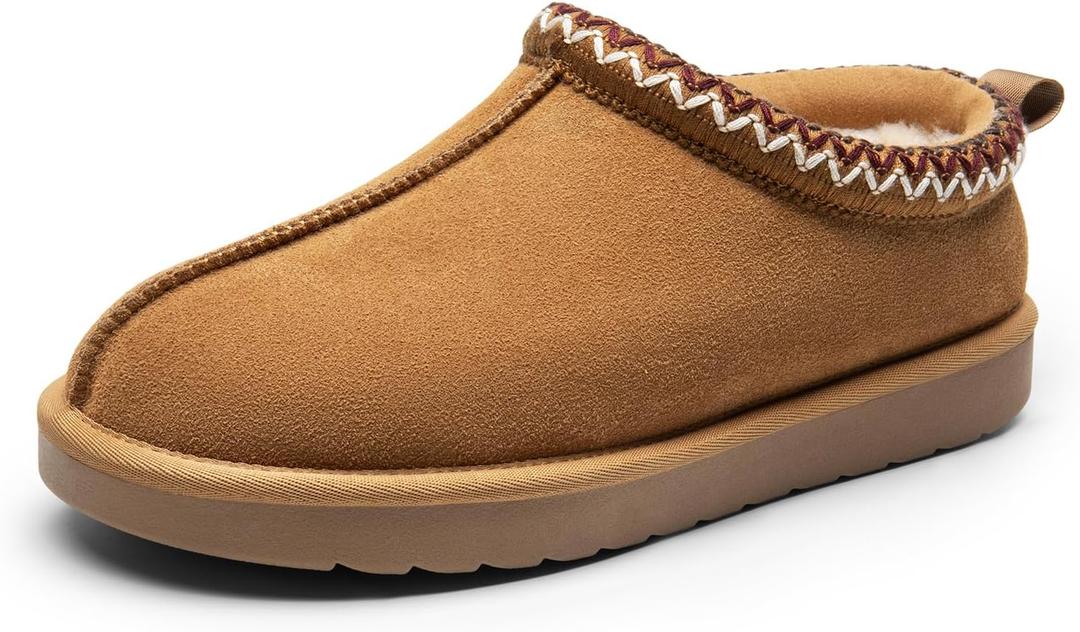 DREAM PAIRS Women's Fuzzy Cozy Slippers Genuine Suede Indoor Outdoor Fluffy Home Comfy Winter Slip On Cute Warm Memory Foam Furry Shoes FuzzyEasy (6)