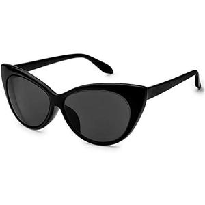 Fuisetaea Outdoor Cat Eye Distance Polarized Myopia Sunglasses Womens Driving Nearsighted Glasses