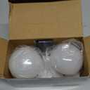 BLUEYE Rechargeable Light Bulbs,2Pack,10W,Remote Control,Soft Warm 2700K-6000K,50W Equivalent,450Lumens,E26 Detachable Charging,Battery Operated Emergency Lamp for No Outlet