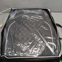 Car Seat Covers Full Set, Universal Fit for Most Cars, SUV, Sedans and Pick-up Trucks, Automotive Vehicle Faux Leather Cushion Covers for 5 Passenger Cars(Full Set, Black/ White)