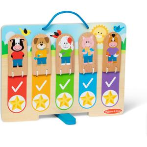 Melissa & Doug Wooden My Daily Day and Night Routines Chart for Boys and Girls 3+ - FSC Certified Melissa & Doug Wooden My Daily Day and Night Routines Chart for Boys and Girls 3+ - FSC Certified