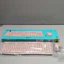 Logitech MK270 Wireless Keyboard and Mouse Combo for Windows, 2.4 GHz Wireless, Compact Mouse, 8 Multimedia and Shortcut Keys, 2-Year Battery Life, for PC, Laptop - Rose