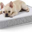 ZOMISIA Breathable Orthopedic Dog Bed for Medium Dog, Reversible Warm & Cooling Dog Bed Mattress for All Season, 4" Thick Honeycomb Supportive Pet Bed with Detachable Non-Slip Bottom, Waterproof Cover