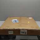 Dripex Mobile Standing Desk with Power Outlets & Strip Lights, Rolling Small Desk, Adjustable Height Laptop Table with Wheels, Portable Sit-Stand Workstation for Home Office