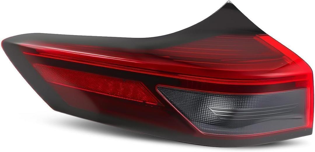 Left Outer Not Halogen Tail Light Assembly Compatible with Rogue 2021 2022 2023 Rear Taillight Tail Lamp Driver Side NI2804122 265556RR0A