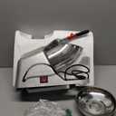 ZENY Ice Shaver Machine Electric Snow Cone Maker Stainless Steel Shaved Ice Machine 145lbs Per Hour (Silver)
