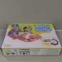 dearlomum Baby Play Mat Gym, Funny Play Piano Tummy Time Activity Mat with 5 Infant Sensory Toys, Music and Lights, Boy & Girl Gifts for Newborns 0 to 3 6 9 12 Months (Blue)