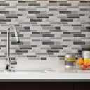 Art3d 10-Sheet Peel and Stick Kitchen Backsplash Tiles, 12"x12" Self-Adhesive Marble Grey Wall Tiles for Kitchen and Bathroom