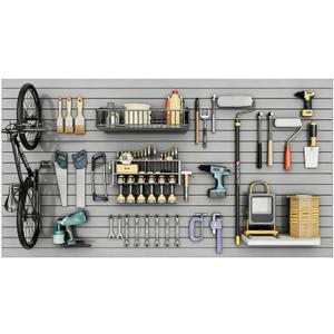 Slatwall Panel Wall Storage Systems, 4x8 ft