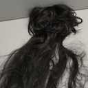 MapofBeauty 40 Inch 100 cm Oblique Bangs Anime Costume Long Straight Cosplay Wig Party Wig (Black)