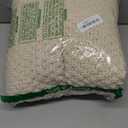 EVERGRACEHOME Chunky Chenille Knit Throw Blanket for Couch, Soft Luxurious Moss Stitch Blankets for Bed, Cozy Decorative Farmhouse Knitted Throws for Sofa, Beige, 50" x 60"