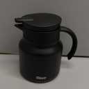 Tiken Coffee Server, 800ML (27 Oz) Thermal Coffee Carafe, Stainless Steel Insulated Vacuum Coffee Carafes For Keeping Hot - Matte Black