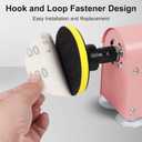 120 Pcs 3 Inch Sandpaper Polishing Pad, Bench Grinder Attachment, 60-10000 Grit, Sanding Attachment Kit for Wood, Resin, Jewelry, and Car Waxing