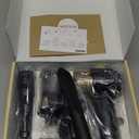 JONYJ Handheld Car Vacuum Cleaner, 16000PA Hand Held Vacuum Portable Cordless, 2 in 1 Air Duster and Vacuum Cleaner with LED Light, Multi-Nozzles, 120W High Power Mini Vacuum for Home, Pet, Office (Black & Gold)