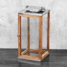 Metal And Wood Lantern