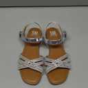 SM New York Kids Casual Sandal, Silver, Size 3