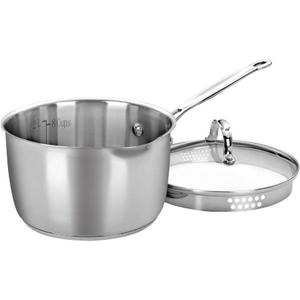 Cuisinart 7193-20P Chef's Classic Stainless 3-Quart Cook and Pour Saucepan with Cover