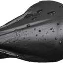 Kisangel 6pcs Wide Bike Seat Covers Bike Saddle Rainproof Cover PVC Protective Elastic Fit